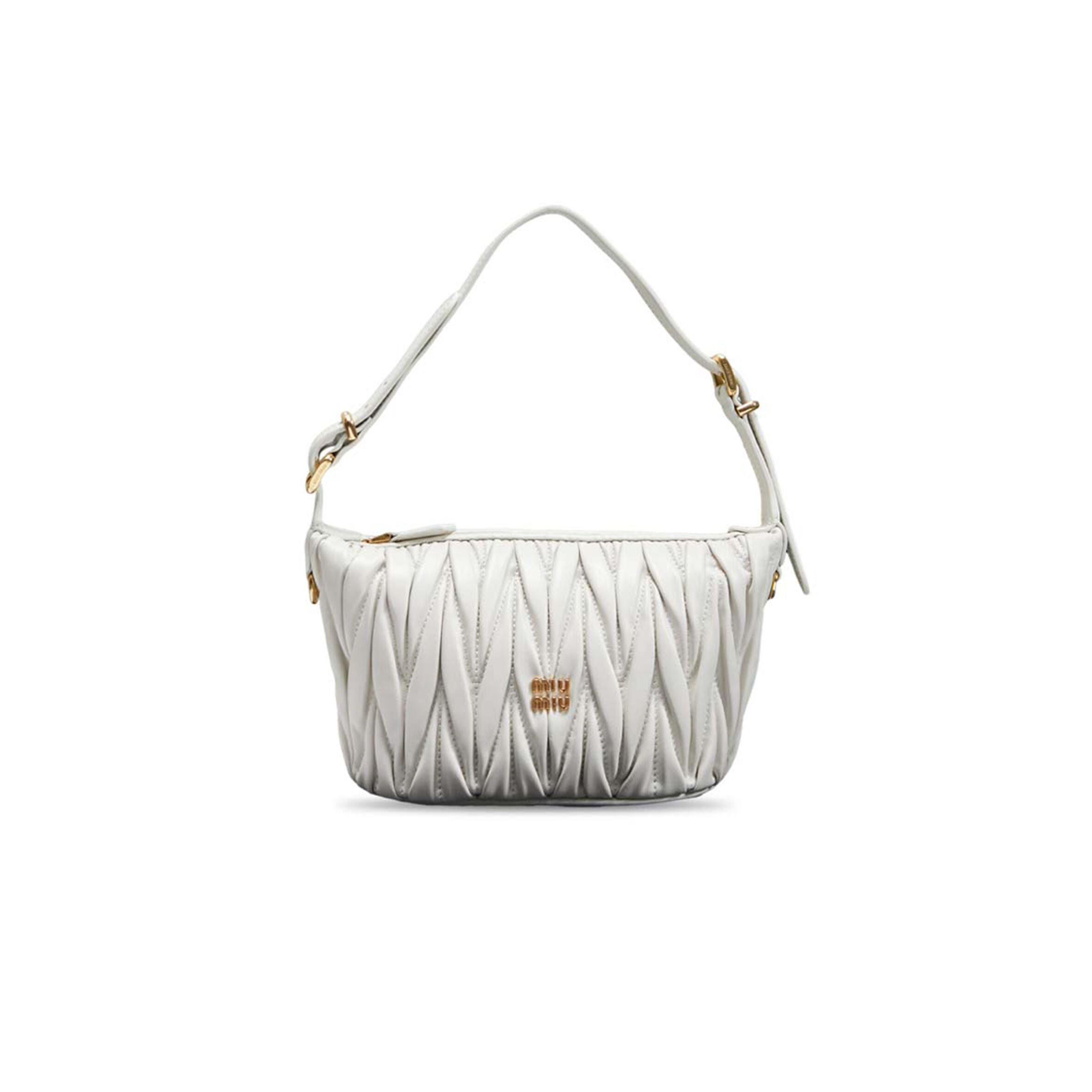 M1v M1v MATELASSÉ TOTE BAG NE026 (15*8.5*8cm)